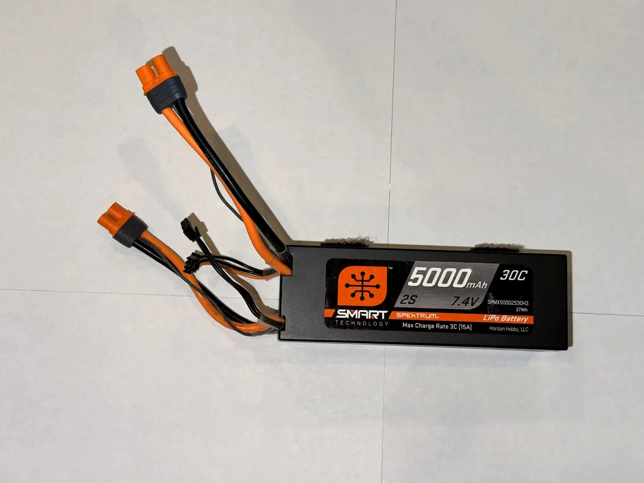 Spektrum 5000mAh 2S 30C Smart Hardcase LiPo Battery, photo 3 of 5