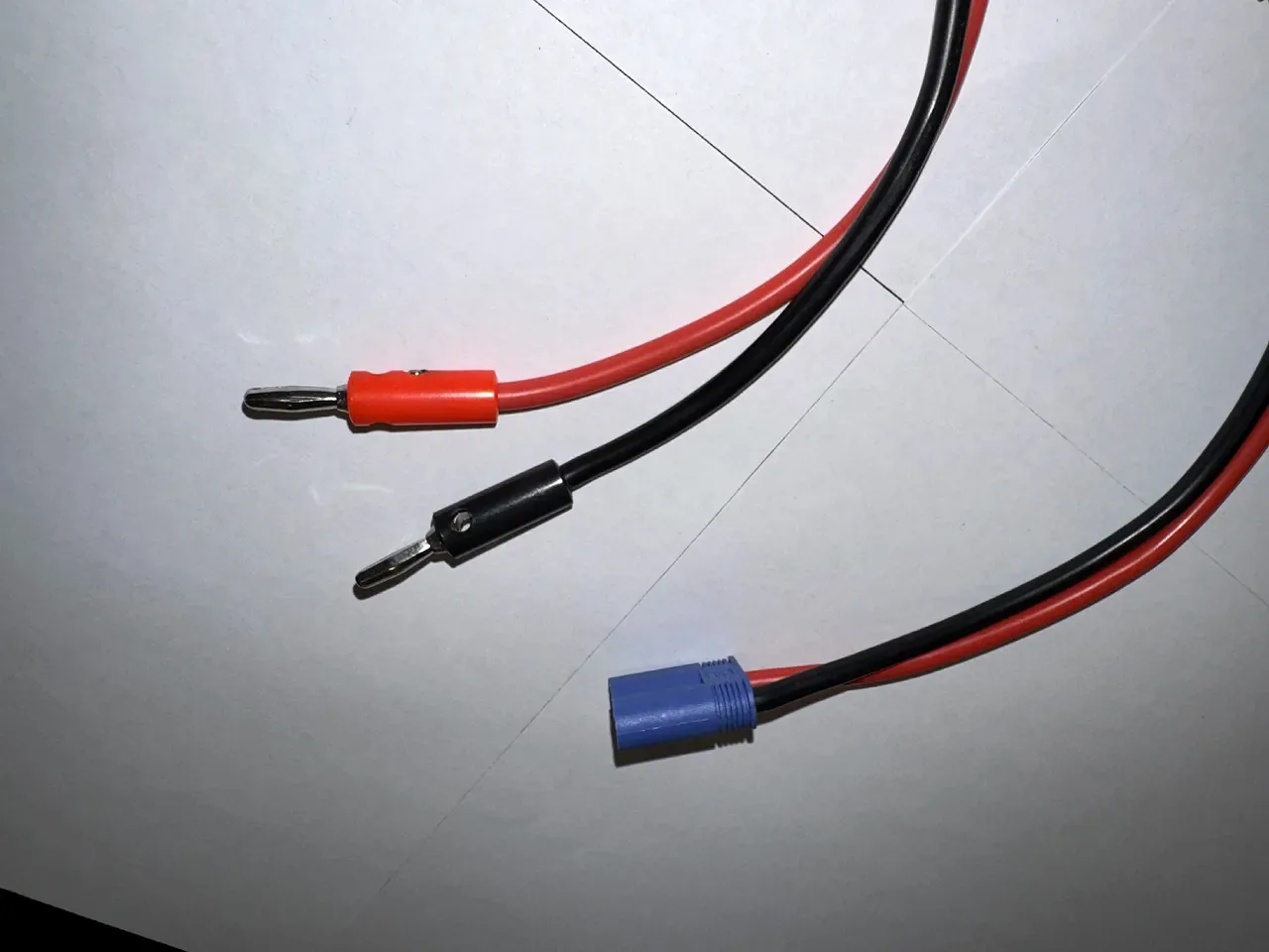 EC5 to 4mm Banana Charger Lead, 10 in, photo 3 of 4